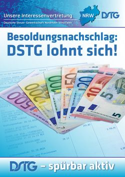 Besoldungsnachschlag: DSTG lohnt sich!