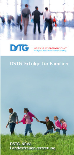 DSTG-Erfolge für Familien